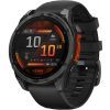 Смарт-часы Garmin fenix 8 47mm, AMOLED, Glass/SS, SlateGray Steel/Black, BlkBnd, GPS (010-02904-00)