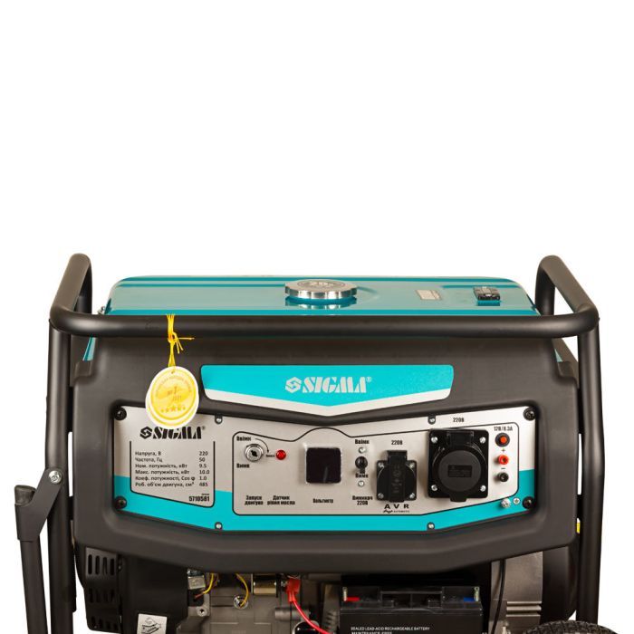 Генератор Sigma 220V 9.5/10.0kW электрозапуск (5710581) изображение 10