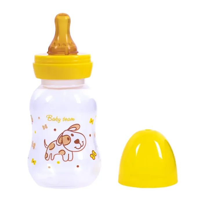 Бутылочка для кормления Baby Team С латексной соской 125 мл (4824428013000) изображение 2