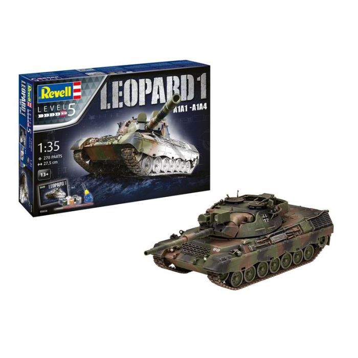 Сборная модель Revell Танк Leopard 1 A1A1-A1A4 уровень 5 масштаб 1:35 (RVL-05656)