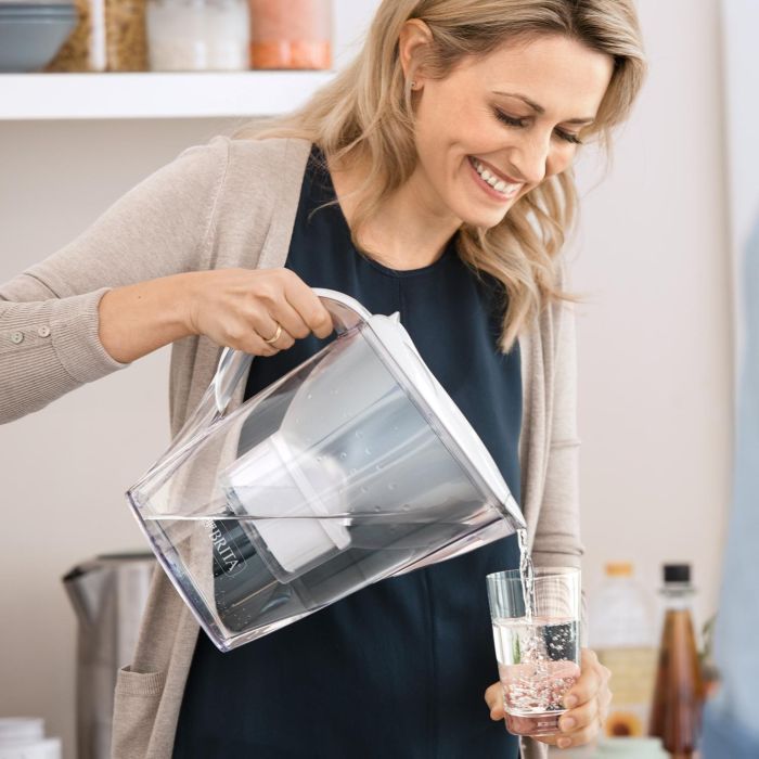 Фильтр-кувшин Brita Marella XL Memo MXPro 3.5л (2л води) з фільтр-картриджем 3шт, білий (1052782) изображение 6