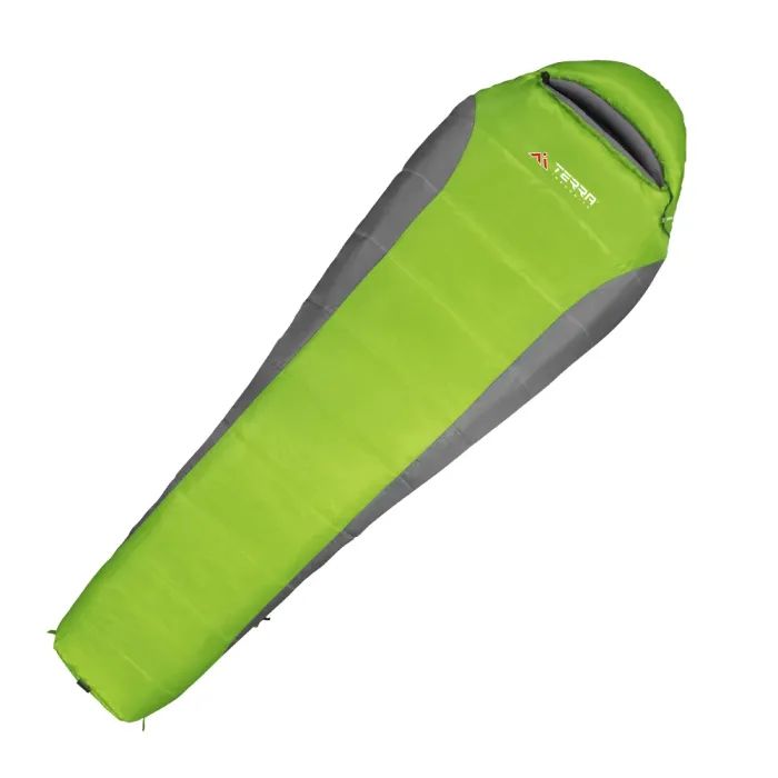 Спальный мешок Terra Incognita Siesta Long 200 R жовтогарячий/сірий (4823081501596)