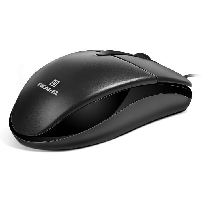 Мышка REAL-EL RM-214 USB Black (EL123200039) изображение 5