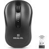 Мишка REAL-EL RM-450W Wireless/Bluetooth Black/Gray (EL123200046) зображення 3