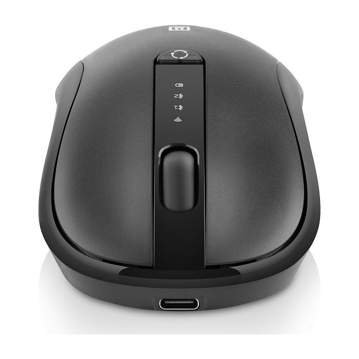 Мишка REAL-EL RM-450W Wireless/Bluetooth Black/Gray (EL123200046) зображення 6