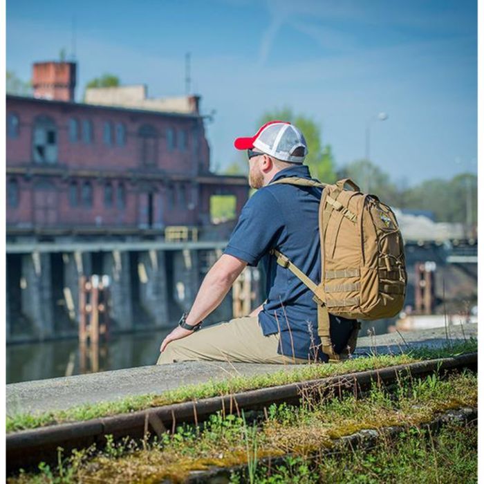 Рюкзак туристический Helikon-Tex 21л Backpack - Nylon Polyester Blend - Melange Grey (PL-EDC-NP-M3) изображение 10