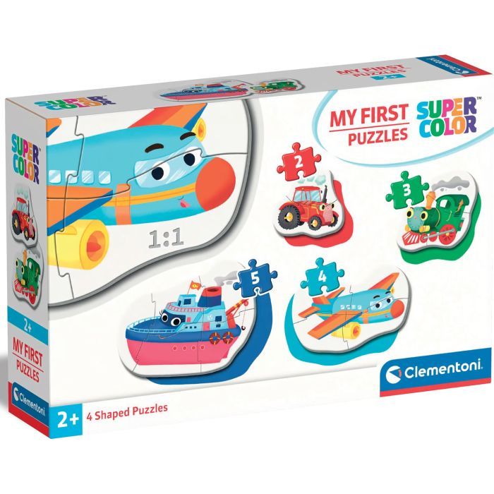 Пазл Clementoni 4 в 1 Средства транспорта, серия My First Puzzles (20811)