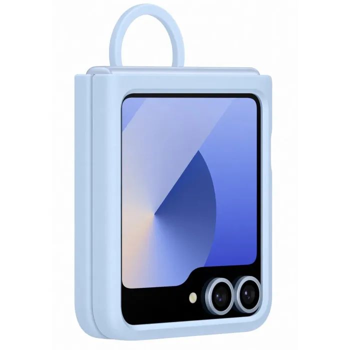 Чохол до мобільного телефона Samsung Silicone Cover with Ring Samsung Galaxy Flip 6 Blue (EF-PF741TLEGUA) зображення 5