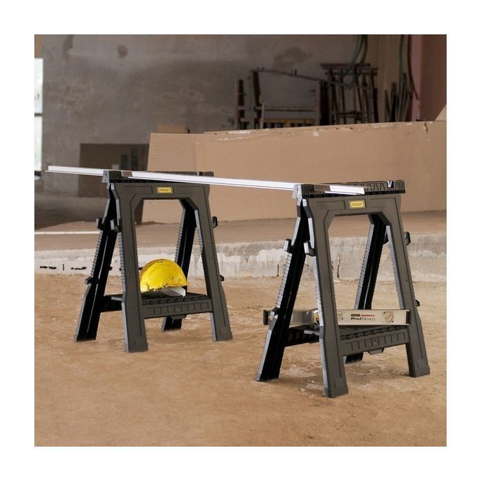 Верстак Stanley козлы складные 2 шт., 693x105x815 мм, мак 454 кг (STST1-70713) изображение 2