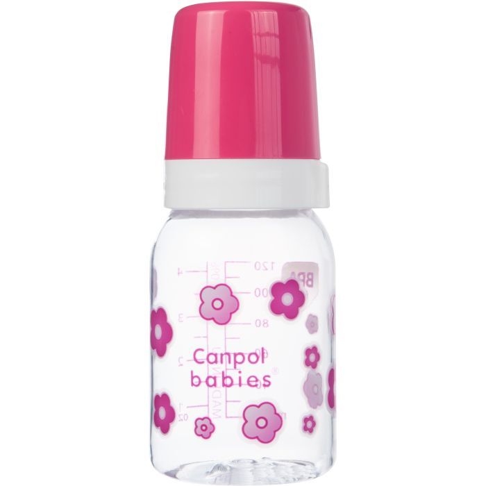Бутылочка для кормления Lovi 120 мл (BPA FREE) розовая (11/820)