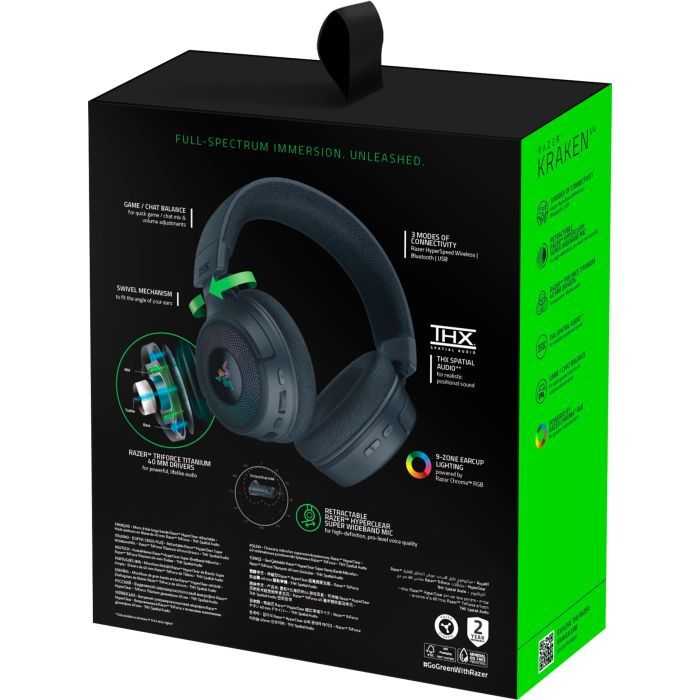 Наушники Razer Kraken V4 Black (RZ04-05170100-R3M1) изображение 9