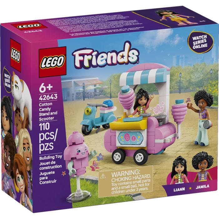 Конструктор LEGO Friends Ятка із солодкою ватою та скутер (42643) > ціни в Києві та Україні Конструктор LEGO Friends Ятка із солодкою ватою та скутер (42643)