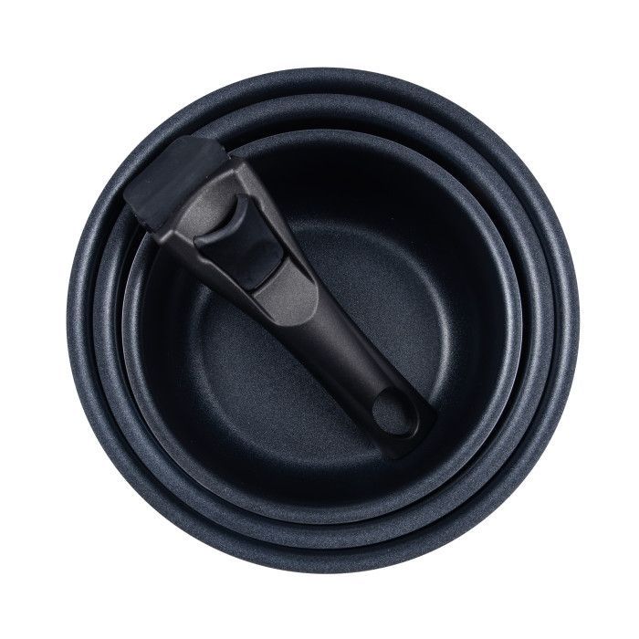 Ківш Bergner Click & cook, набір зі знімною ручкою 16/18/20 см, 4 предмети (BG-31608-RD) зображення 10