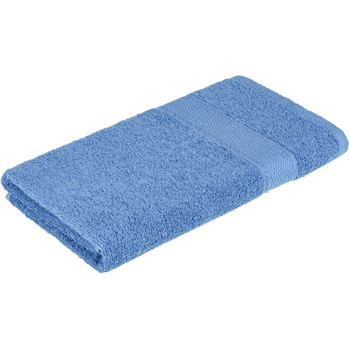 Полотенце Home Line махровое бордюрное (синее) 400 гр/м2, 40х70 см (181796)