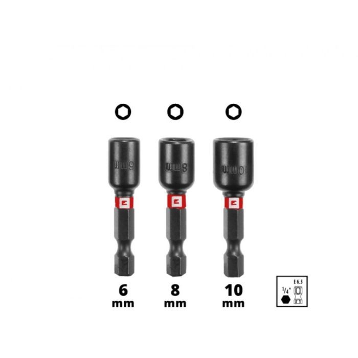 Набор бит Einhell бит и головок, 1/4", 28шт, кейс (108703) изображение 5