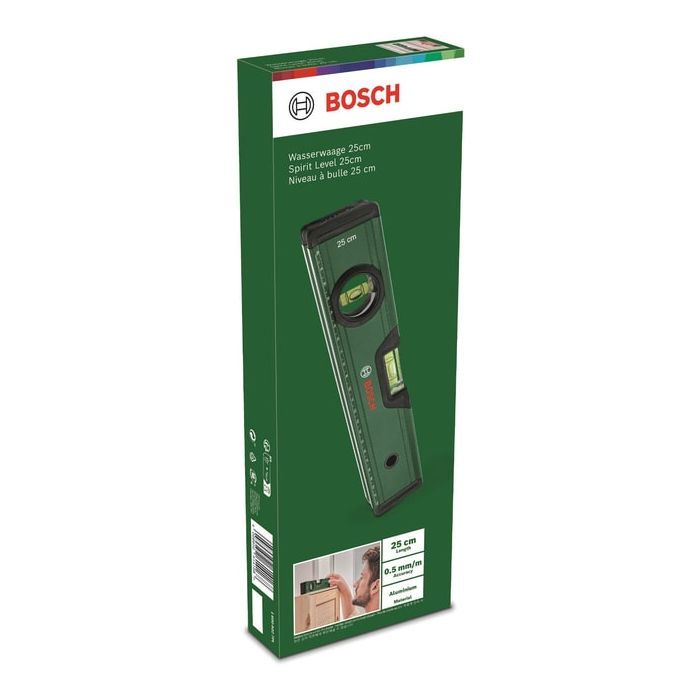 Рівень Bosch 25см, 2 капсули, алюмінієвий корпус (1.600.A02.7PL) зображення 6