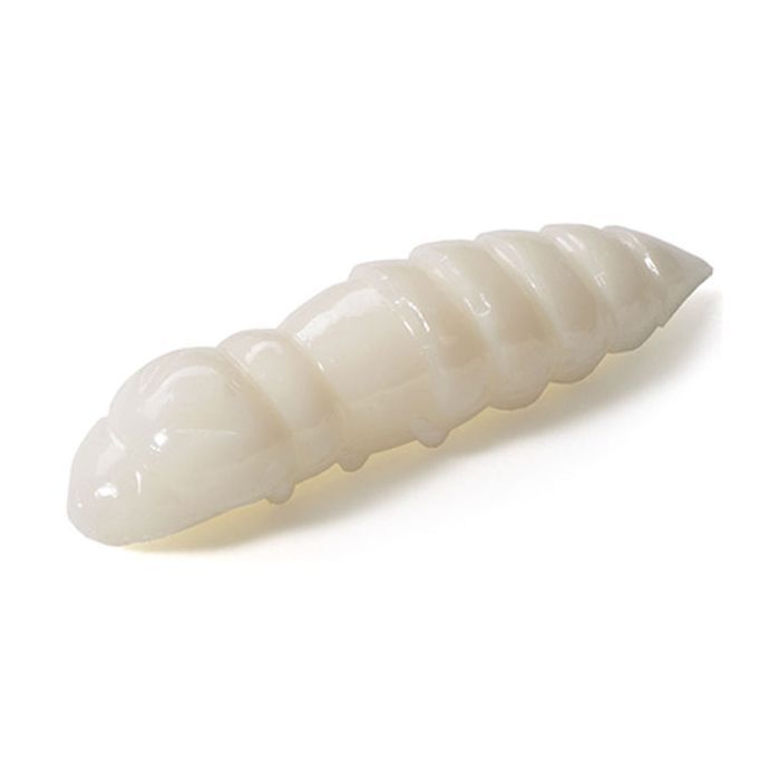 Силікон рибальський FishUP Pupa 1.5" 009 - White, cheese taste (8шт/уп) (1864.02.78)