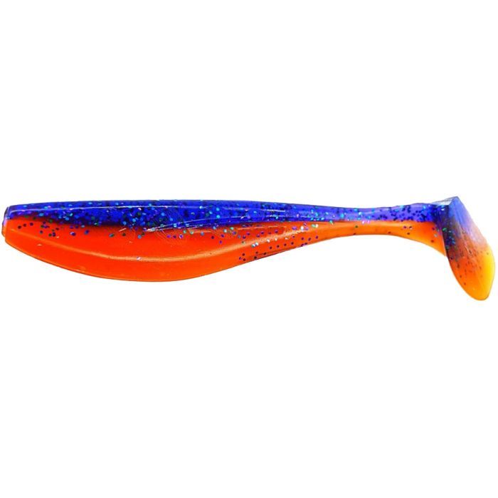 Силикон рыболовный FishUP Wizzle Shad 2" 207 - Dark Violet/Orange (10шт/уп) (1862.00.36)