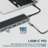 Концентратор Promate USB Hub 12 ports apexhub-mst.grey (apexhub-mst.grey) изображение 4