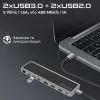 Концентратор Promate USB Hub 12 ports apexhub-mst.grey (apexhub-mst.grey) изображение 6