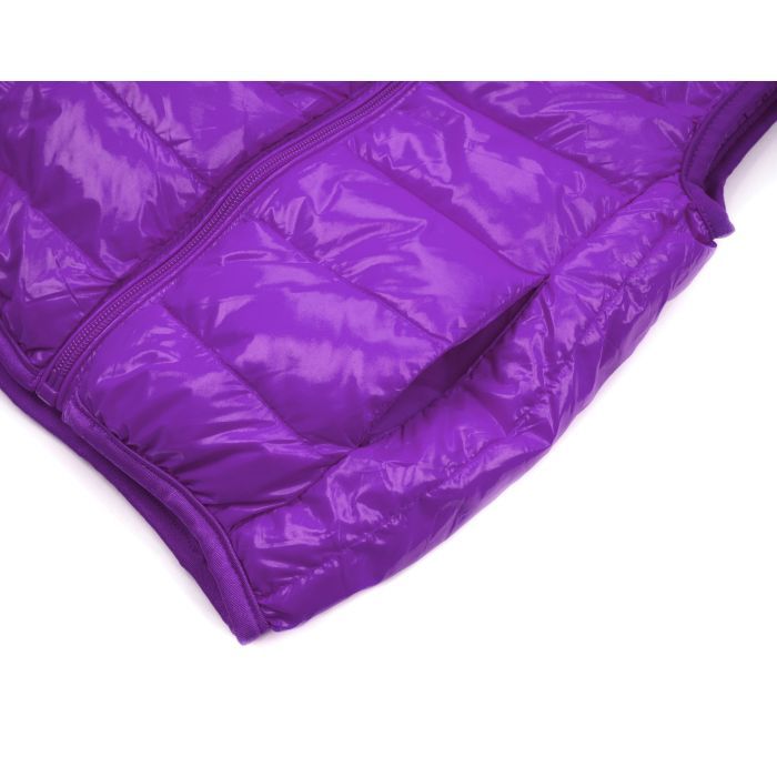 Жилет детский Kurt пуховый с капюшоном (V-HT-580T-100-violet) изображение 4