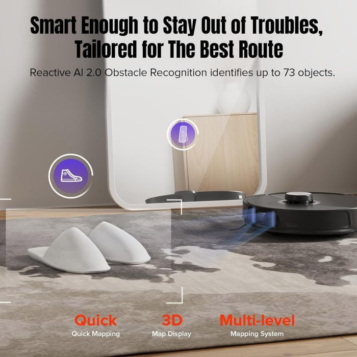 Пилосос Roborock S8 MaxV Ultra White (S8MVU02-00) зображення 9