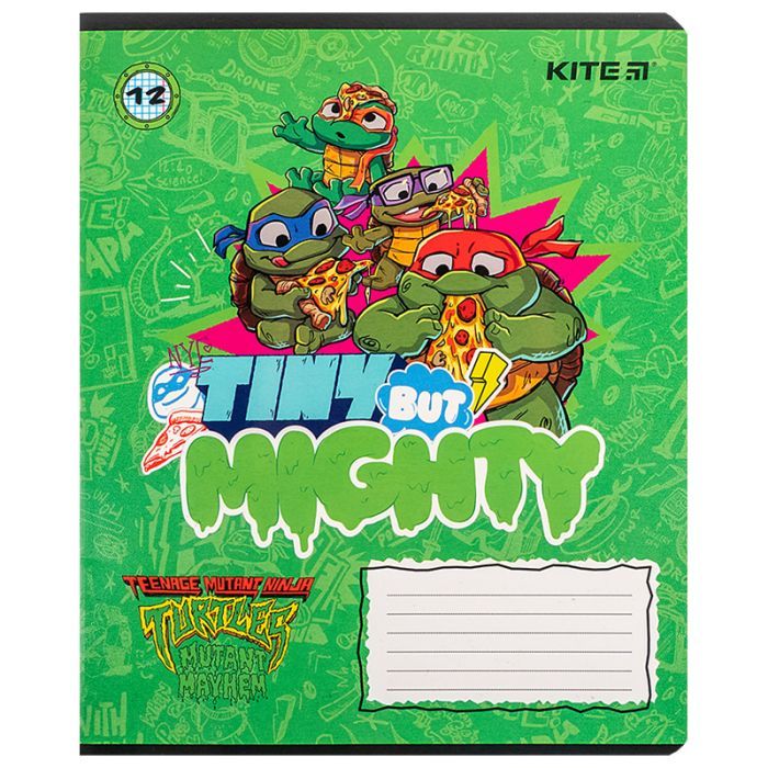 Тетрадь Kite Ninja Turtles, 12 листов, клетка (NT24-232) изображение 4