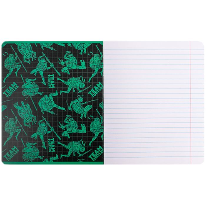 Зошит Kite Ninja Turtles, 18 аркушів, лінія (NT24-237) зображення 2