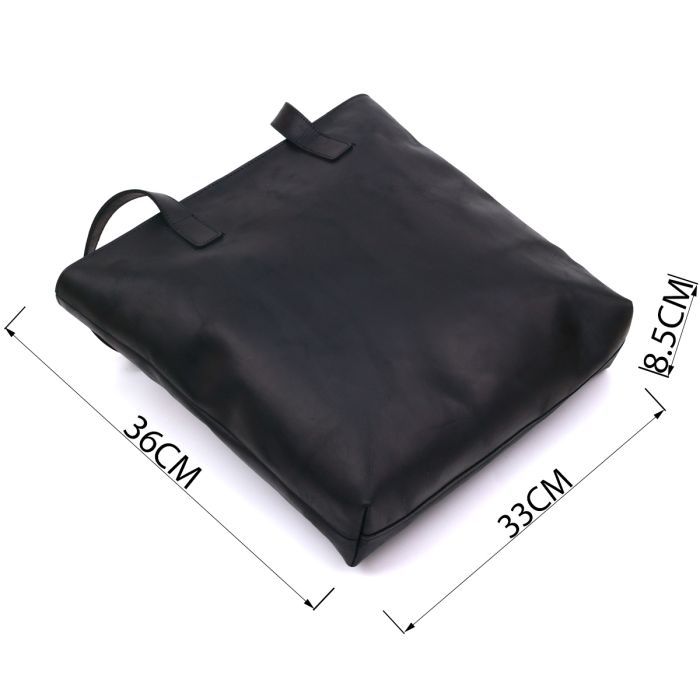 Сумка Shvigel Винтажная шоппер Коричневая (16349) изображение 4