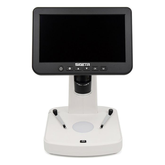 Микроскоп Sigeta Цифровий Numeric Pro 10x-300x 5 MP 7" LCD (65512) изображение 5