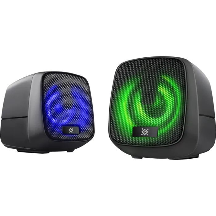 Акустическая система Defender J2 LED USB Black (65962) изображение 4