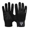 Перчатки для фитнеса RDX W1 Full Finger Plus Black XL (WGA-W1FB-XL+)