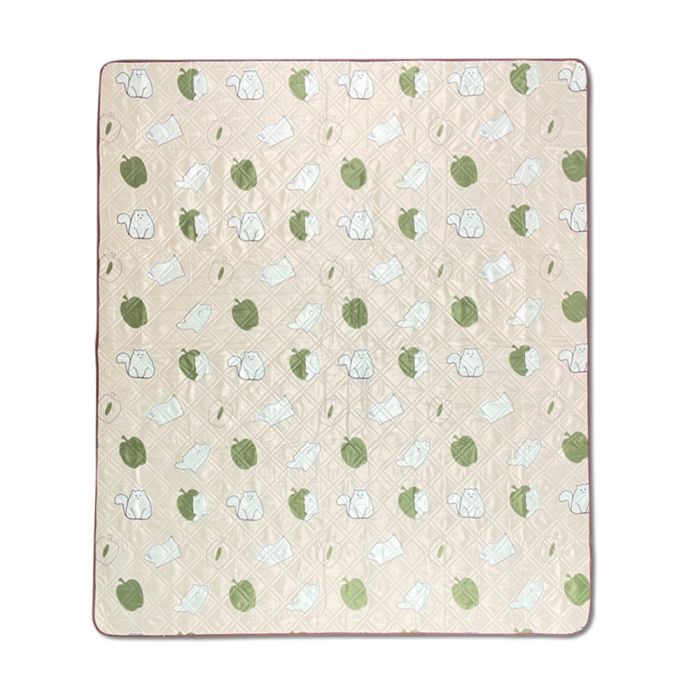 Туристический коврик Naturehike 210х240 см CNK2350WS010 Бежевий з котами (6976507661720)