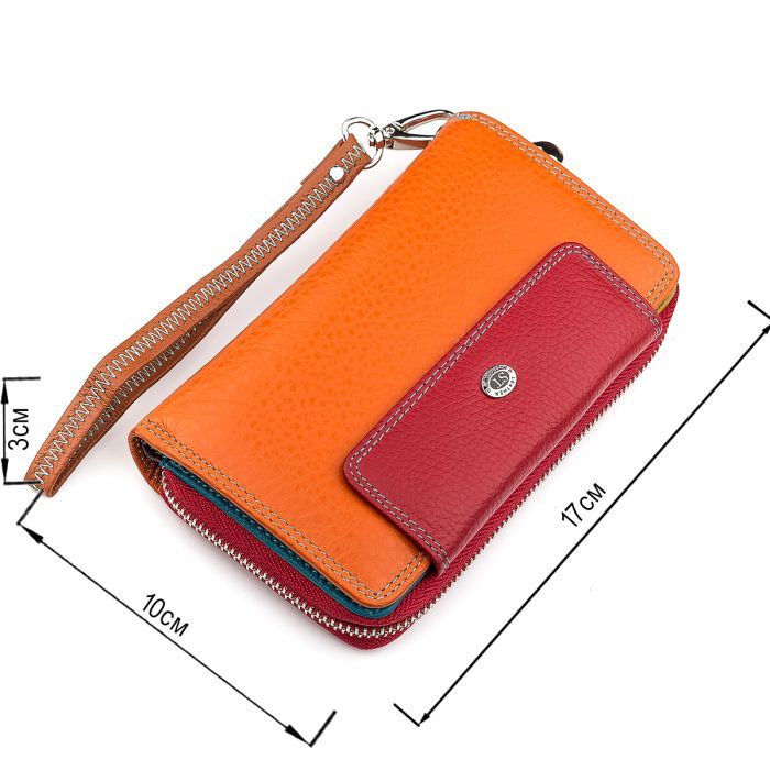 Гаманець ST Leather Червоний (18441) зображення 3