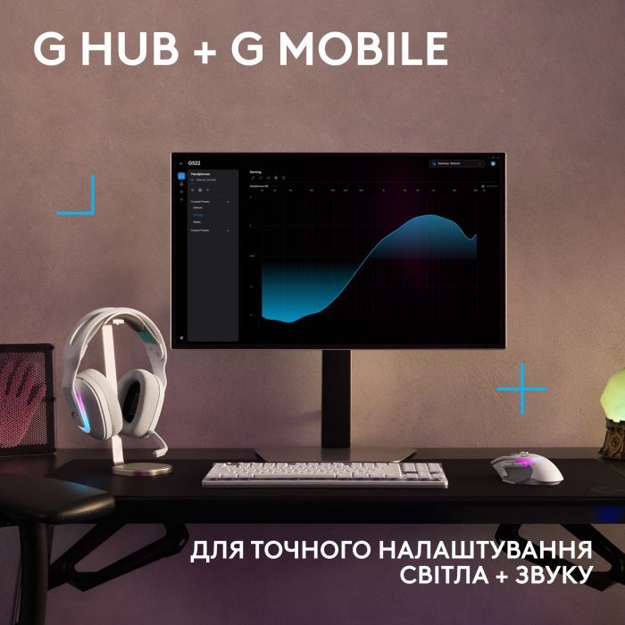 Наушники Logitech G522 Lightspeed Wireless Gaming Headset Black (981-001544) изображение 9