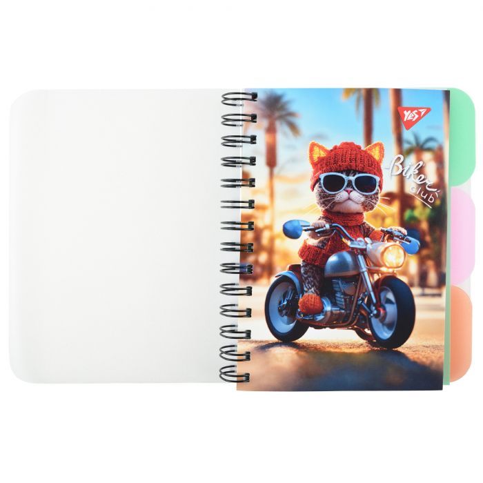 Блокнот Yes В6 Creative animals 144 листа пластиковая обложка (681979)