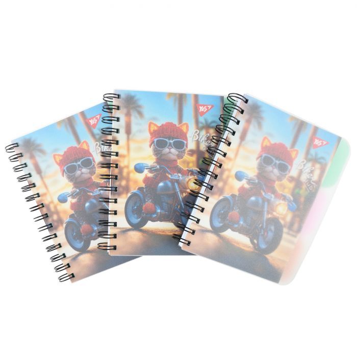 Блокнот Yes В6 Creative animals 144 листа пластиковая обложка (681979) изображение 2