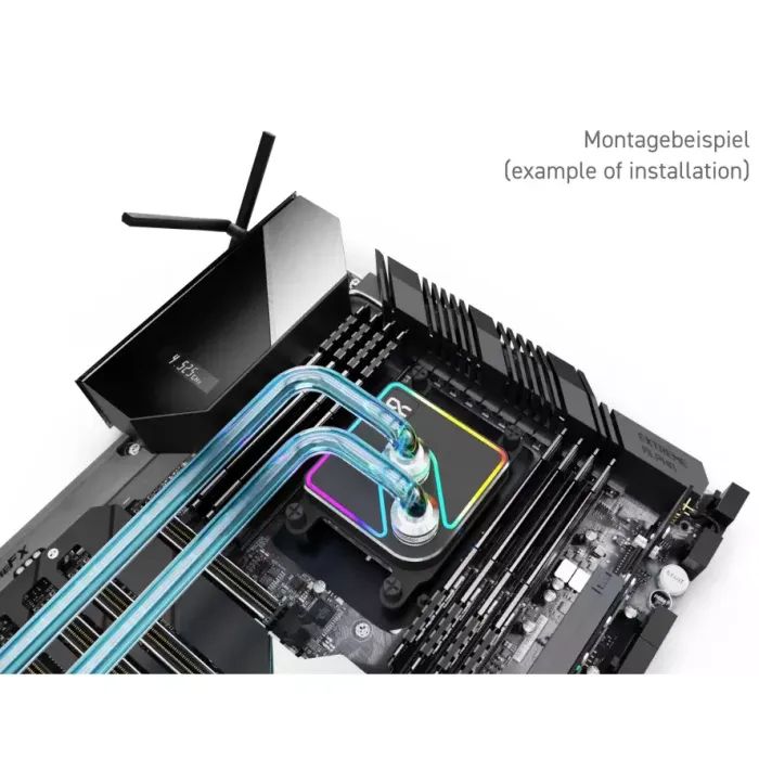 Водоблок Alphacool Core 1 Aurora Black - AM4 / AM5 Intel LGA 1700 / LGA 1851 (13446) изображение 8