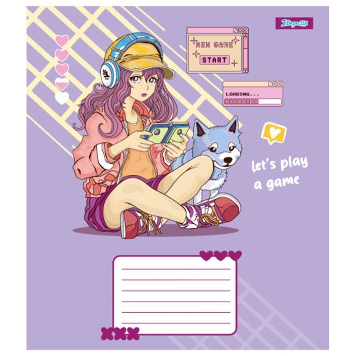 Тетрадь 1 вересня Anime girl А5 12 листов линия (767215) изображение 4