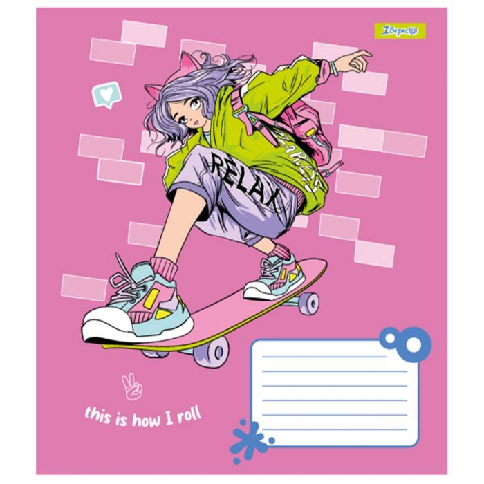 Тетрадь 1 вересня Anime girl А5 12 листов линия (767215) изображение 5