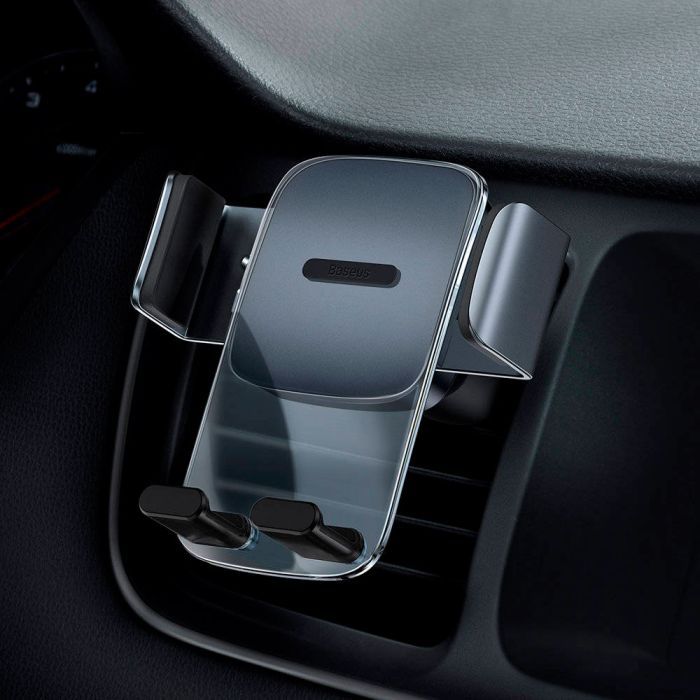 Універсальний автотримач Baseus Easy Control Clamp Car Mount Holder (A Set) Black (SUYK000001) зображення 7