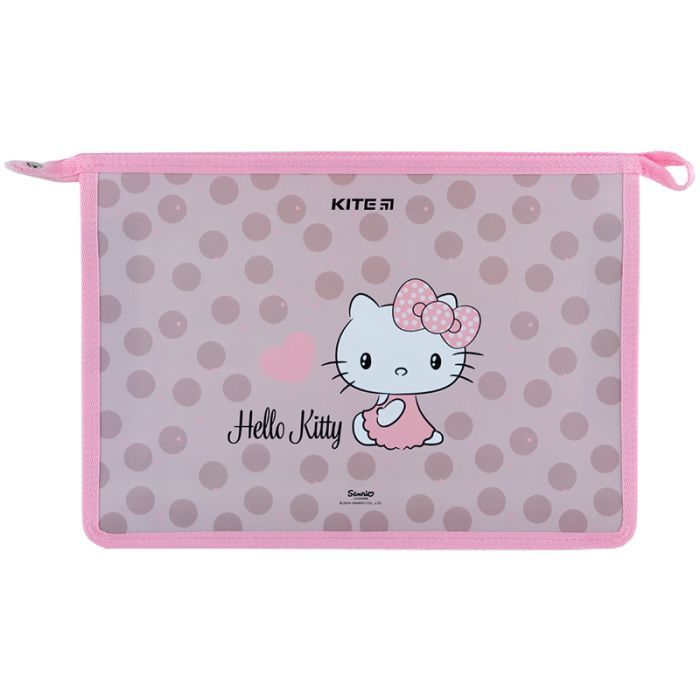 Папка на молнии Kite A4+ на молнии Hello Kitty (HK24-428) изображение 2