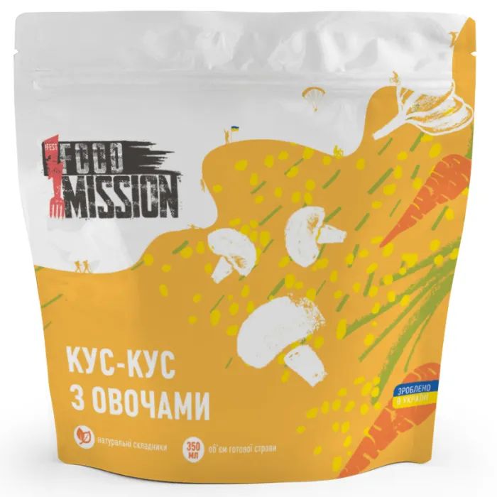 Їжа швидкого приготування Food Mission Кус-кус з овочами 100 г (fm.30467)