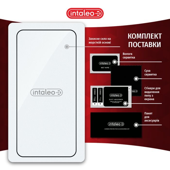 Стекло защитное Intaleo Full Glue Samsung Galaxy S25 Black (1283126607899) изображение 8