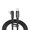 Дата кабель USB-C to USB-C 1.2m 90-degree 100W black Armorstandart (ARM75870)