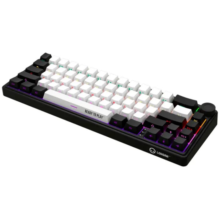 Клавиатура Lorgar KBP70MW Pro RGB Wireless/Bluetooth/USB UA White (LRG-KBP70MW-WH-US) изображение 4