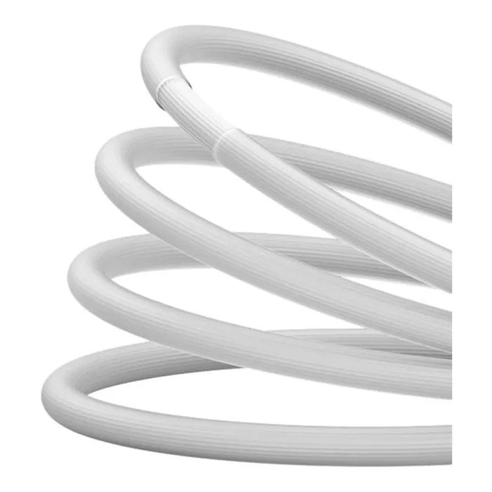 Дата кабель USB-C to Lightning 2.0m CoolPlay Fast Charging 20W white Baseus (CAKW000102) зображення 6