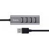 Концентратор HOCO USB 2.0 to 4xUSB Line machine HB1 Tarnish (6957531038139) зображення 2
