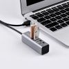 Концентратор HOCO USB 2.0 to 4xUSB Line machine HB1 Tarnish (6957531038139) зображення 5