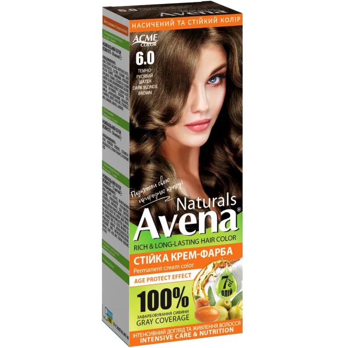 Краска для волос Acme Color Avena Naturals Стойкая 7.1 - Cold Blonde Brown (4823115503121)